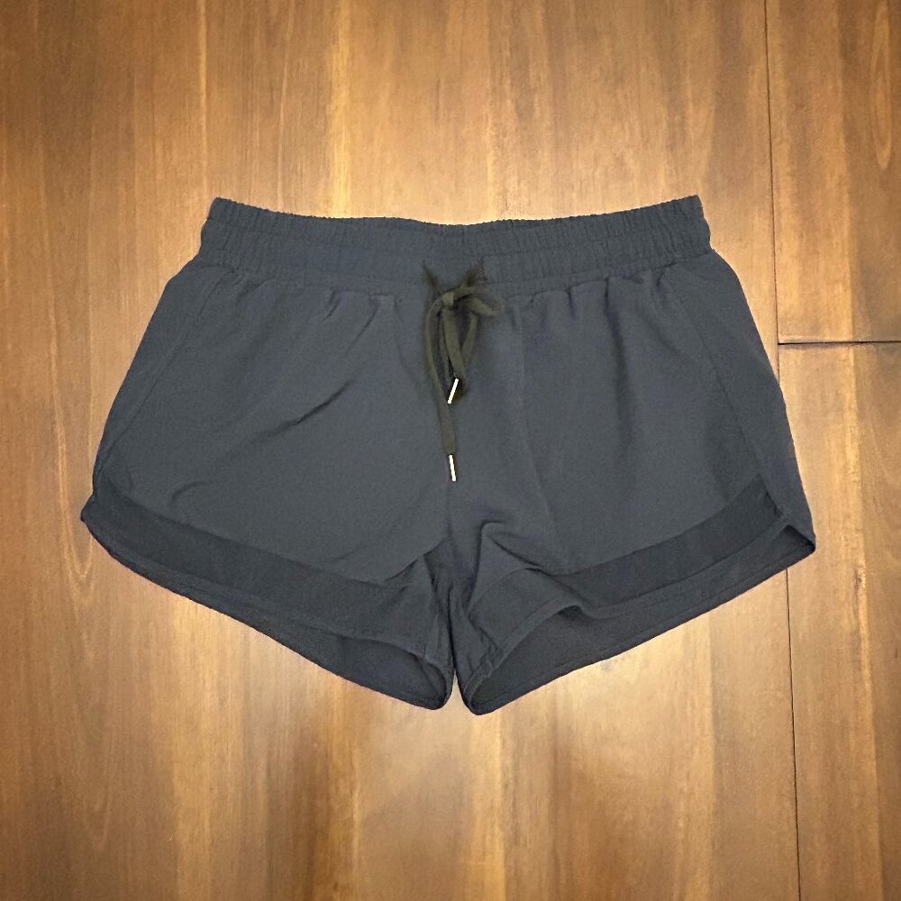 CRZ YOGA Women's Athletic Shorts Blue Size Small (4/6)